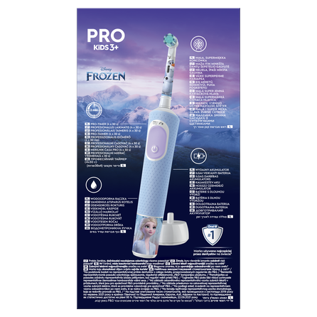 ORAL-B Vitality PRO Kids 3+ Frozen elektriskā zobu birste, 1 gab.