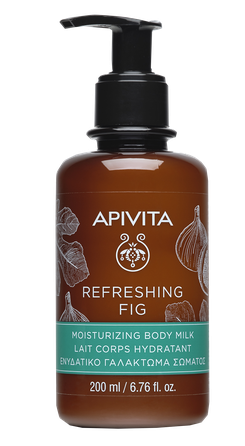 APIVITA Moisturizing with Fig ķermeņa pieniņš, 200 ml