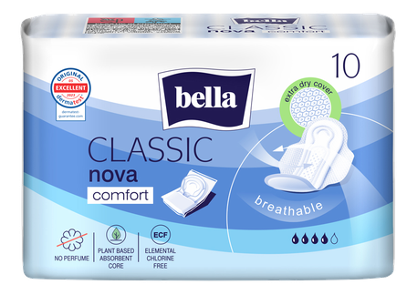 BELLA Classic Nova Comfort higiēniskās paketes, 10 gab.