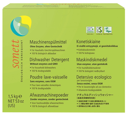 SONETT Pulveris trauku mazgājamajām mašīnām, 1500 g
