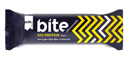 PULS NUTRITION Bite Cheesecake batoniņš, 35 g