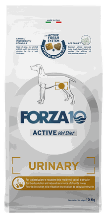 FORZA10 Active VetDiet Urinary sausā barība, 10 kg