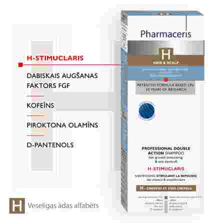 PHARMACERIS H-Stimuclaris šampūns, 250 ml