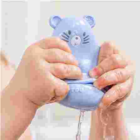 NATTOU Bath Toys (rozā) komplekts, 1 gab.