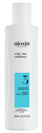 NIOXIN Scalp Therapy System 3 for Colored Hair with Light Thinning matu kondicionieris, 300 ml