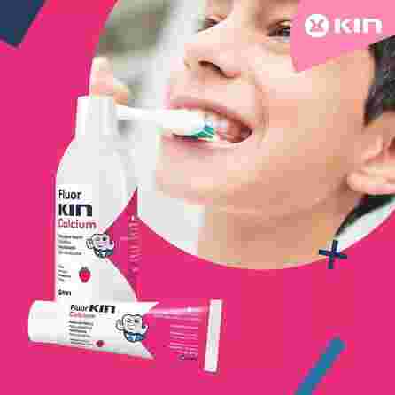 KIN   Fluor Calcium zobu pasta, 75 ml