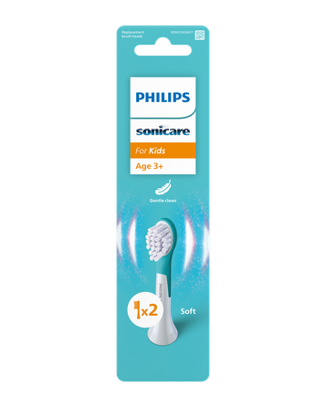 PHILIPS (no 3g.)Sonicare KIDS HX6032/90 elektriskās zobu birstes uzgaļi, 2 gab.