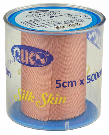OLKO  Silk Skin 5 x 500 cm leikoplasts rullī, 1 gab.