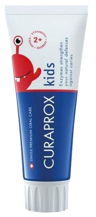 CURAPROX  Kids Ar 950 Ppm zemeņu zobu pasta, 60 ml