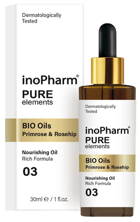 INOPHARM Bio Oil Primrose & Rosehip sejas eļļa, 30 ml