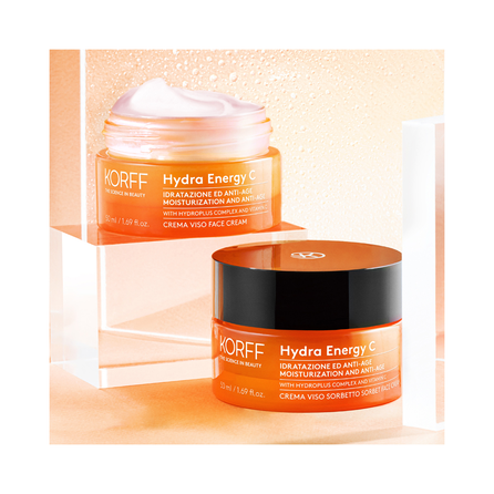 KORFF Hydra Energy C spēcīgi mitrinošs pretnovecošanās sorbet sejas krēms, 50 ml