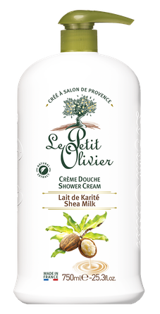 LE PETIT OLIVIER Shea Milk dušas krēms, 750 ml