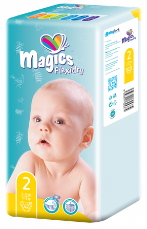 MAGICS Flexidry Mini 2 (4-8 kg) autiņbiksītes, 42 gab.