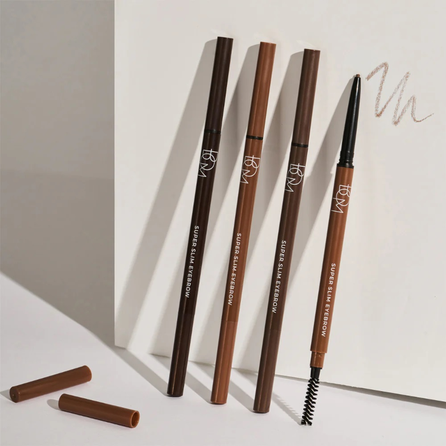 BOM Super Slim Eyebrow 02 Rich Brown uzacu zīmulis, 0.1 g