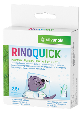 RINOQUICK aroma plāksteris, 5 gab.