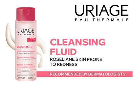 URIAGE Roseliane Cleansing fluīds, 250 ml