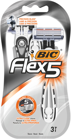 BIC Flex 5 vienreizlietojamie skuvekļi, 3 gab.