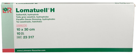LOMATUELL H 10x30 cm sterils brūču pārsējs, 10 gab.