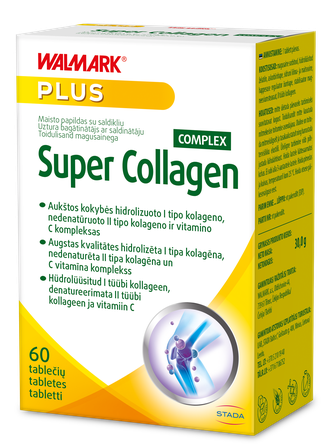 WALMARK   Super Collagen Complex tabletes, 60 gab.