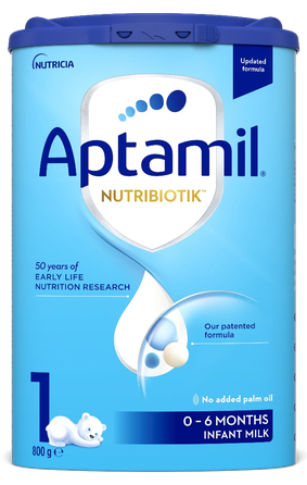 APTAMIL   1 Nutribiotik,  0+ piena maisījums, 800 g