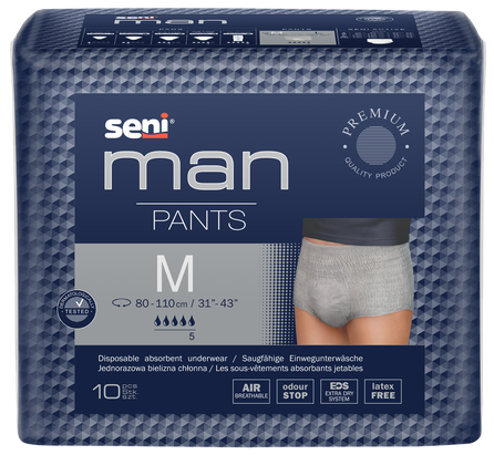 SENI Man Pants M biksītes, 10 gab.