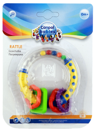 CANPOL  Babies Rattles zobgrauznis, 1 gab.