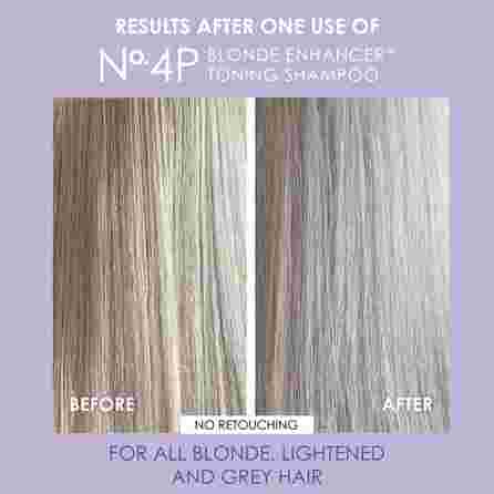 OLAPLEX Nr. 4P Blonde Enhancer Toning šampūns, 250 ml