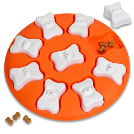 OUTWARD HOUND Puzle Treat Tumble, Sarkana, L rotaļlieta, 1 gab.