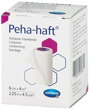 PEHA-HAFT 4 m x 6 cm elastīga pašlīmējoša saite, 1 gab.