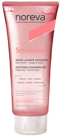 NOREVA Sensidiane Soothing attīroša želeja, 200 ml