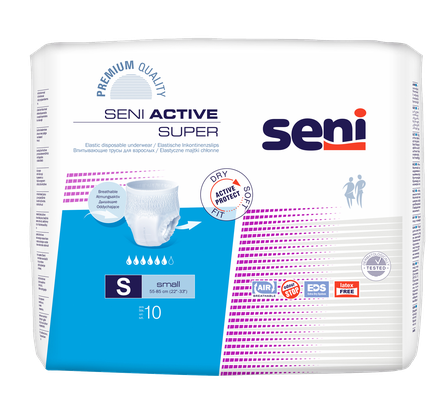 SENI Active Super S biksītes, 10 gab.
