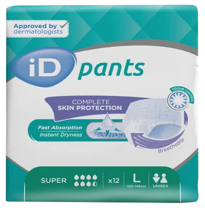 ID Pants Super L (100-145 cm) biksītes, 12 gab.