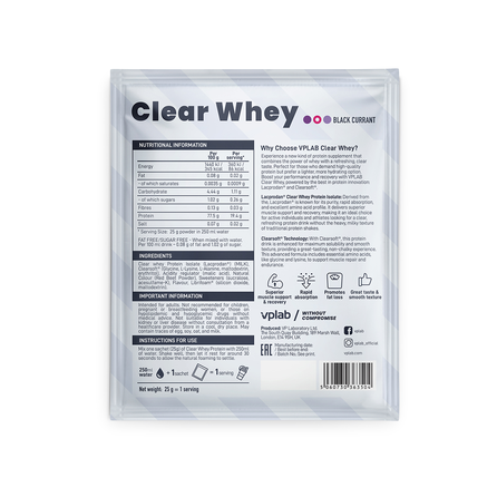 VPLAB Clear Whey Black Currant pulveris, 25 g
