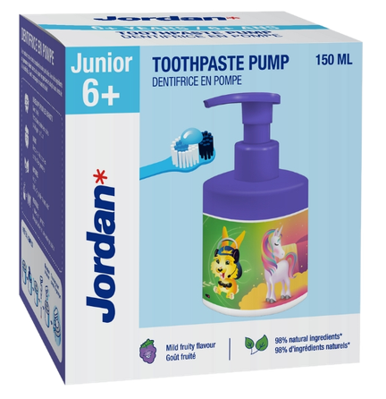 JORDAN Kids Pump (6-12) zobu pasta, 150 ml