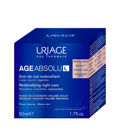URIAGE Age Absolu – Redensifying Night Care sejas maska, 50 ml