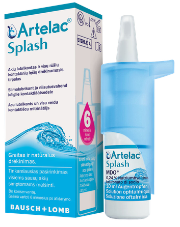 ARTELAC   Splash acu pilieni, 10 ml