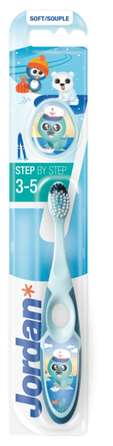 JORDAN Step (3-5) Soft zobu birste, 1 gab.