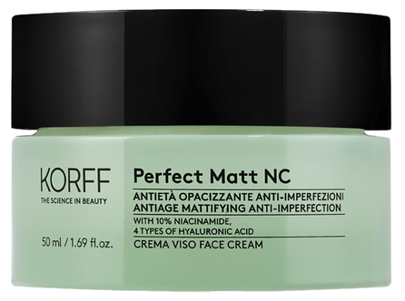 KORFF Perfect Matt NC Anti-Age Mattifying Anti-Imperfection sejas krēms, 50 ml