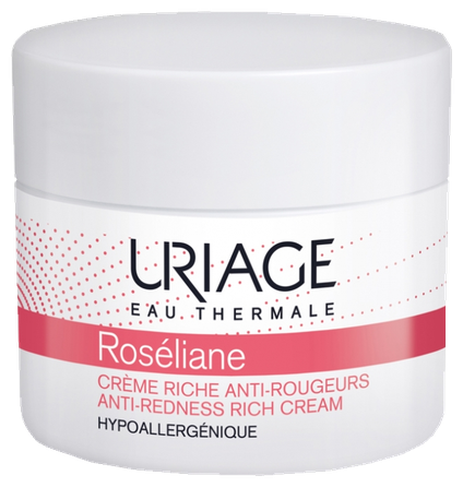 URIAGE Roseliane Anti-Redness Rich sejas krēms, 50 ml