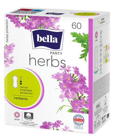 BELLA Panty Herbs Verbena ikdienas ieliktnīši, 60 gab.