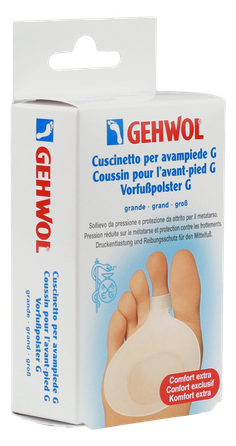 GEHWOL P-Gel Vorfusspolster G polsteris pēdai, 2 gab.