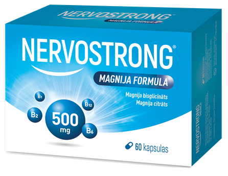 NERVOSTRONG Magnija Formula kapsulas, 60 gab.