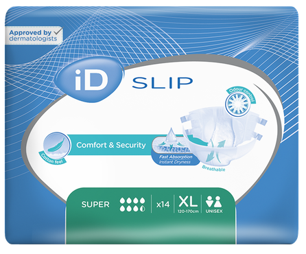 ID Expert Slip Super XL (120-170 cm) autiņbiksītes, 14 gab.