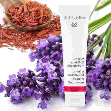 DR.HAUSCHKA Lavender Sandalwood Calming ķermeņa krēms, 145 ml