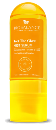 BIOBALANCE Get The Glow Mist serums, 80 ml