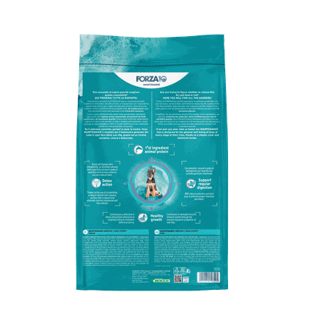 FORZA10 Maintenance Puppy Medium/Maxi Ar Zivīm, Suņiem sausā barība, 12 kg