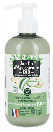 JARDIN D'APOTHICAIRE Alveju un ābolu ekoloģiskas šķidrās ziepes, 300 ml