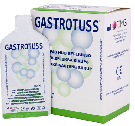 GASTROTUSS 20 mg sīrups, 20 gab.