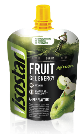ISOSTAR Actifood Apple Fruit Gel Energy želeja, 90 g