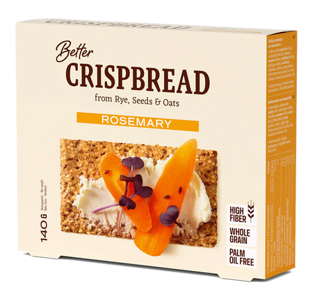 BETTER Ar rozmarīnu krekermaize, 140 g